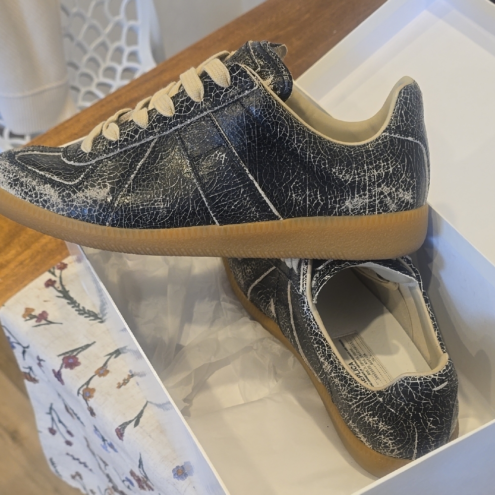 Maison Martin Margiela Black and White Men's Shoes